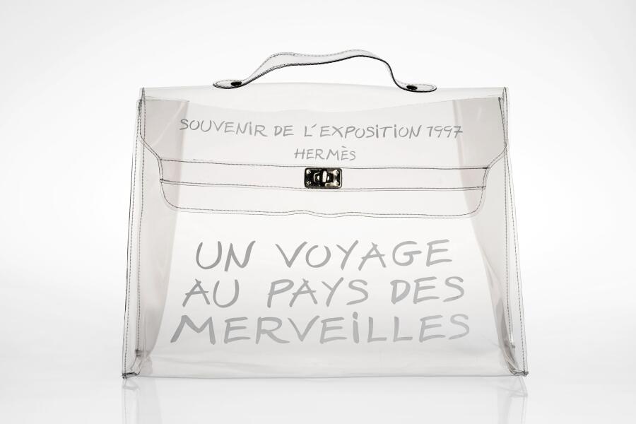 eine durchsichtige Handtasche von Hermès von 1997